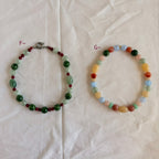 Collar cuentas acrílico