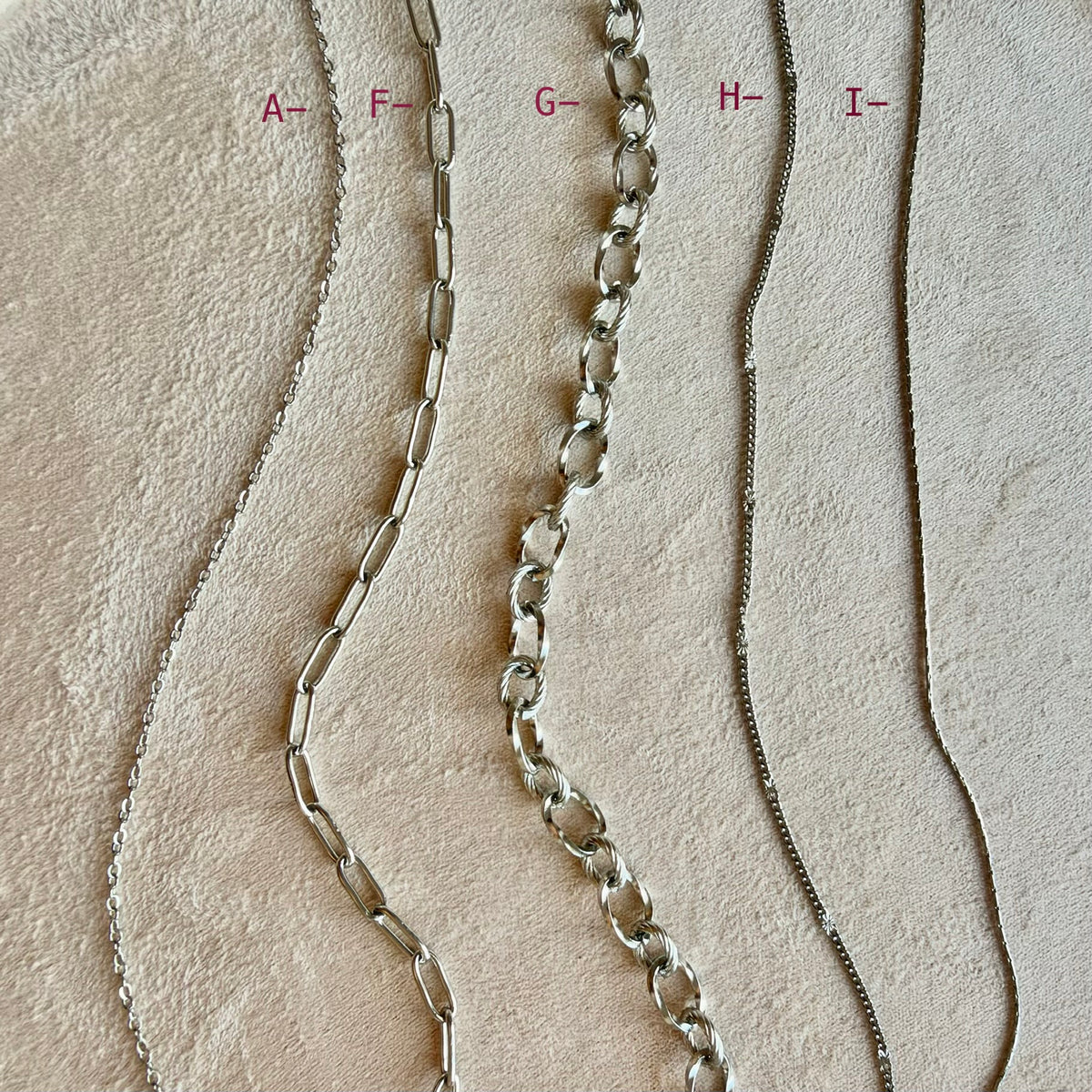 Collar de cadena acero inoxidable