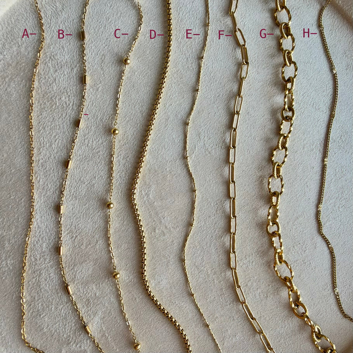 Collar de cadena acero inoxidable