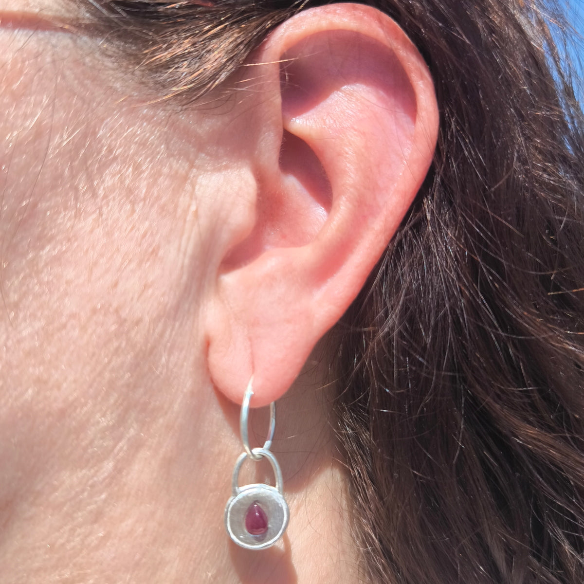 Halo Teardrop Earrings 